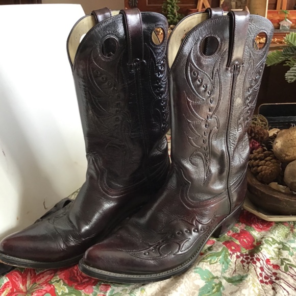 Mens Durango Cowboy Boots - Cowboy Time - Size 10 1/2 D - Nice Dress Boots - Picture 7 of 10